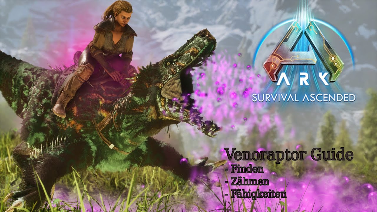 Venoraptor Guide Deutsch | Mod: T.A.C Elemental Raptors FREEMIUM - YouTube