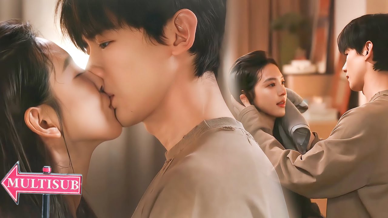 💞章若楠被淋濕，白敬亭為她吹乾頭髮，章若楠心動主動送上香吻💫！#难哄 #偷偷藏不住  #chinesedrama #爱情 #白敬亭#霸道总裁