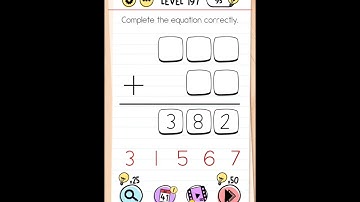 Brain Test Level 197 Walkthrough Solution