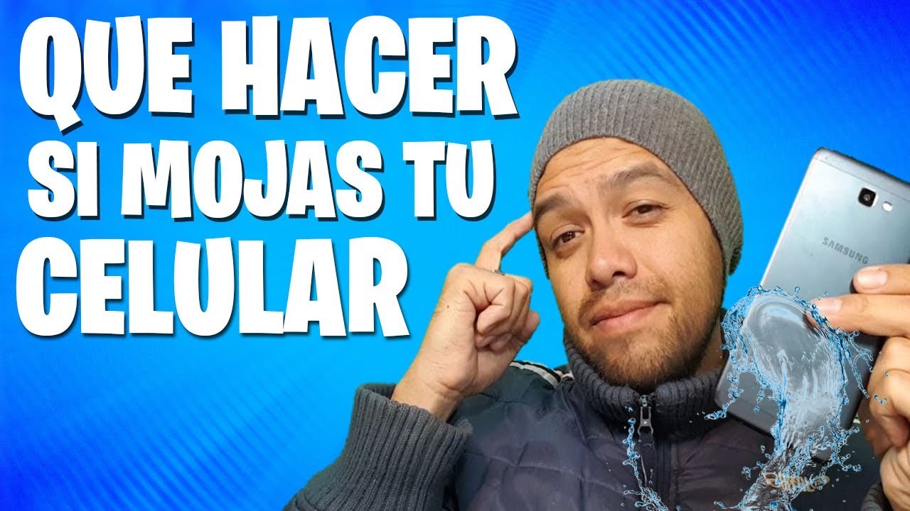 QUE HACER SI SE TE MOJO EL CELULAR / MI TUTORIAL 2020 - YouTube