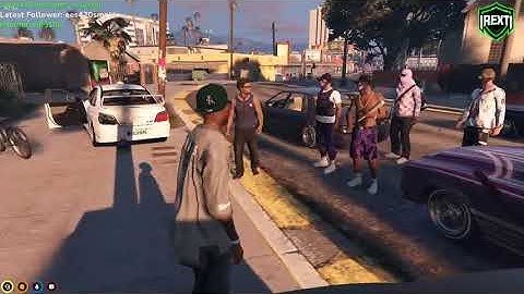 Ballas Pull Up On The GSF Block With Smoke. | NoPixel GTA RP