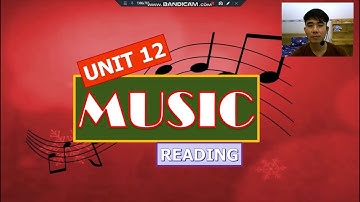 English 10 - Unit 12 - Music - Vocabulary & Reading - Part 1/2