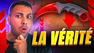 La VÉRITÉ sur le CRASH du PRIX des SKINS CS2
