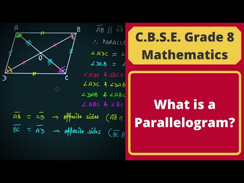 Video: Is diagonale van parallelogram gelyk?