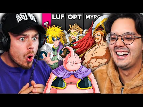 ANIME FÄHIGKEITEN BLIND RANKING.. aber wir verlieren KOMPLETT den VERSTAND