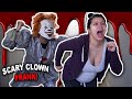 SCARY CLOWN PRANK ON PREGNANT GIRLFRIEND! *GONE WRONG*