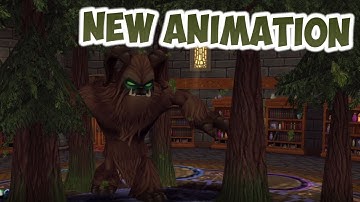 WIZARD101 TEST REALM: UPDATED FOREST LORD ANIMATION!!