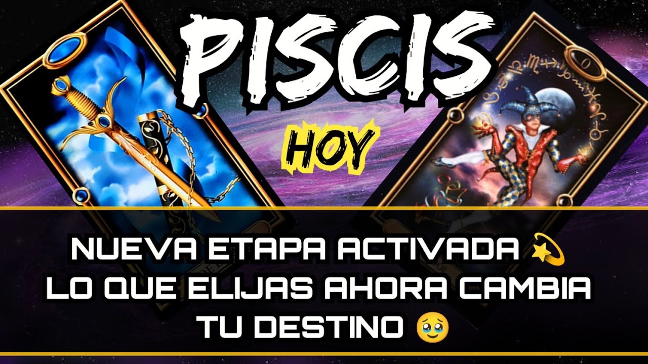 PISCIS ♓ Un REINICIO TOTAL en tu vida, Elige con cuidado de ello ...