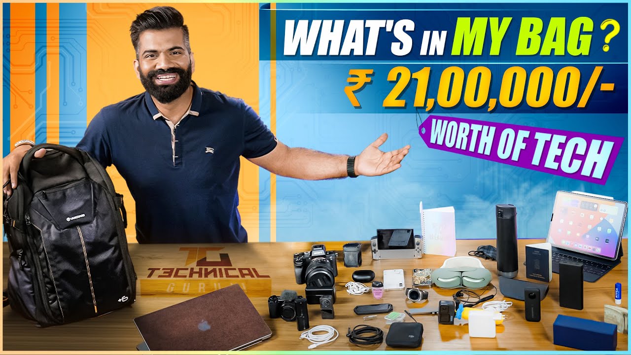 ⁣Unboxing My ₹21,00,000 Tech Bag - Tech Bag 2022🔥🔥🔥
