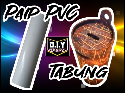 DIY MANIAC - Buat tabung klasik dari paip PVC