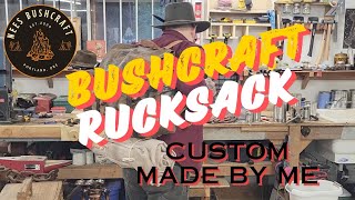 I Made My Own Bushcraft Rucksack!!! 🔥🔥🔥