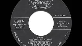 1960 HITS ARCHIVE: Baby (You’ve Got What It Takes) - Dinah Washington &amp; Brook Benton (a #2 record)