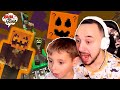 HALLOWEEN В MINECRAFT! ПАПА РОБ И ЭРИК ИГРАЮТ В МАЙНКРАФТ: ПАРК УЖАСОВ И ХЭЛЛОУИН!