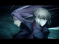 Rider vs saber alter full fight in 60fps  fate heavens feel iii