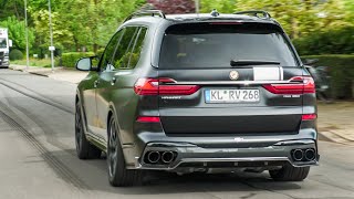 BMW X7 M50i MANHART MHX 650 - Cold Start, LOUD Revs, Accelerations and Onboard Ride!