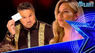 El jurado HACE MAGIA con CARTAS gracias al MAGO HORUS | Semifinal 4 | Got Talent España 7 (2021)