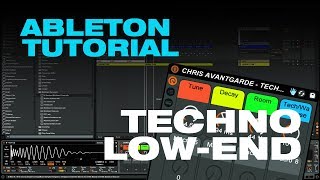 HOW TO MAKE TECHNO - LOW END // ABLETON TUTORIAL