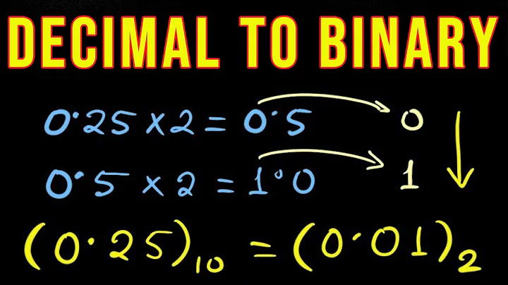 Decimal to Binary - Simple conversion trick