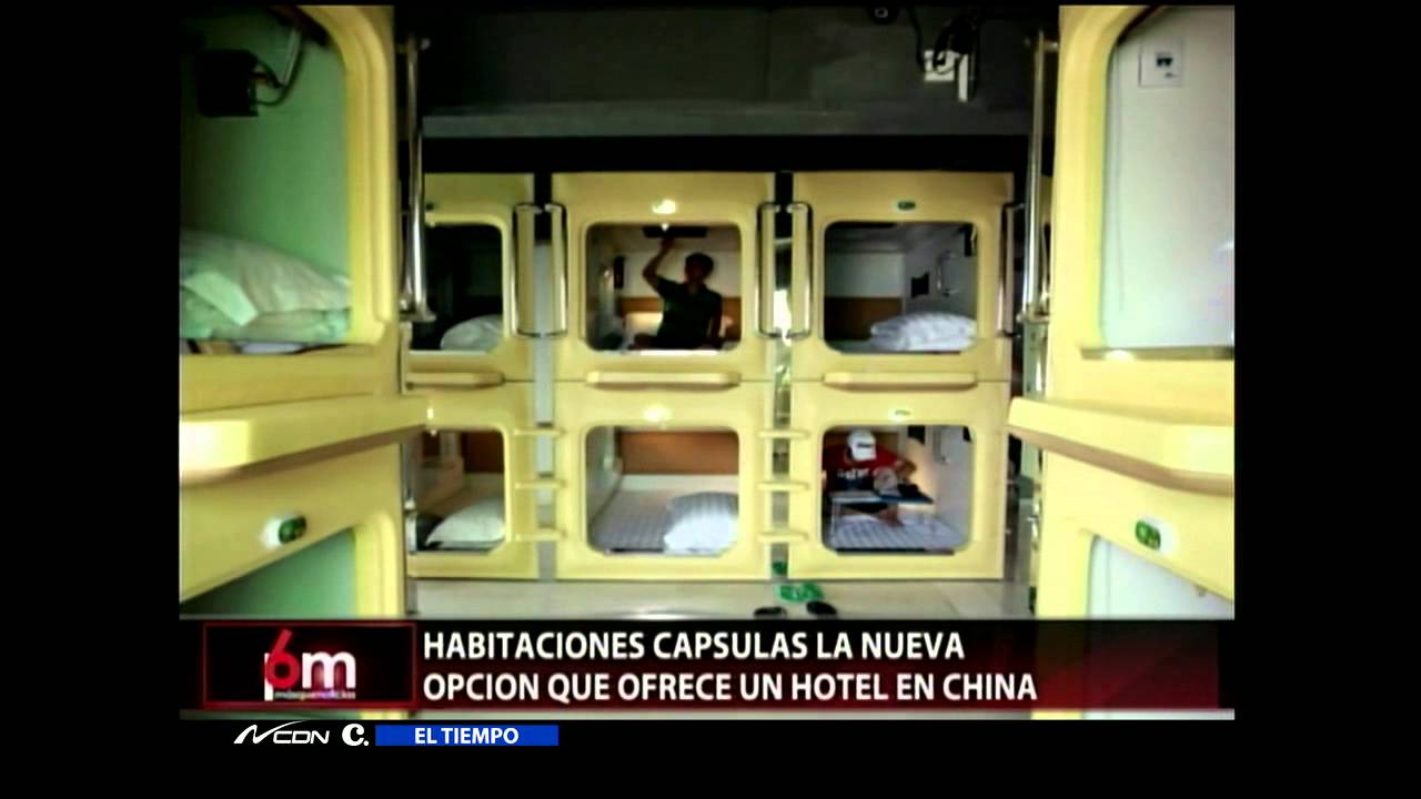 Habitaciones cápsulas, la nueva opción que ofrece un hotel en China
