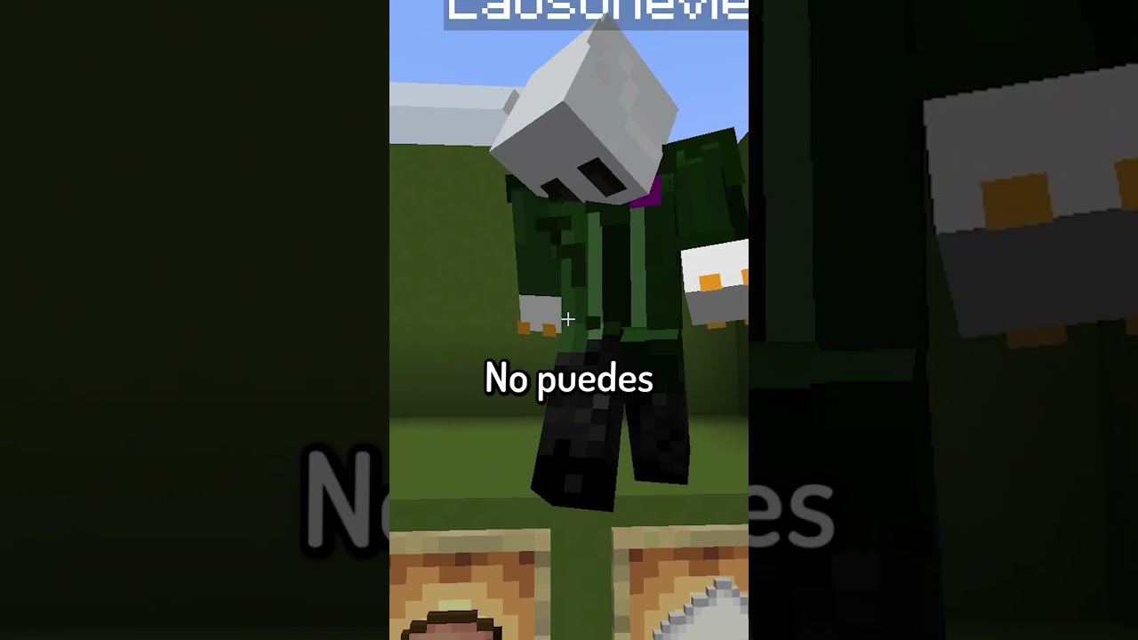 tenía 2 dedos 💀 #minecraft #shorts