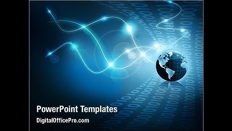 Global Interactive PowerPoint Template Backgrounds - DigitalOfficePro #05197