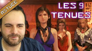 LES 9 TENUES FINAL FANTASY VII REMAKE ET COMMENT LES DÉBLOQUER ! CHAPITRE 9