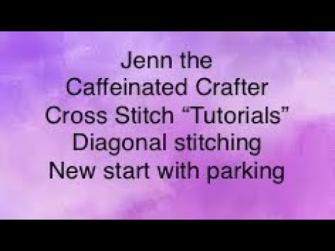 Diagonal stitching with parking