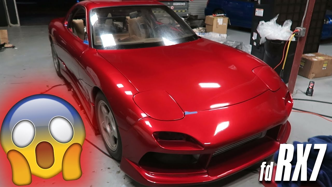 Saving The Fd Rx 7 S Kandy Apple Red Paint Job You Won T Believe The Results