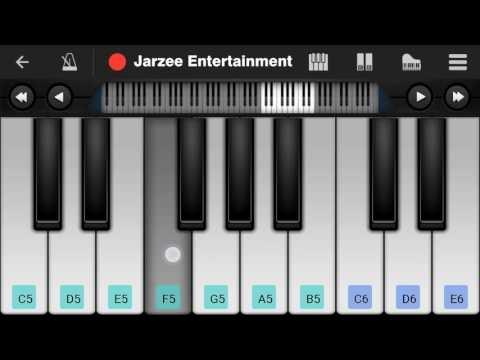 Tere Sang Yaara (Rustom), Atif Aslam, Akshay Kumar - Easy Mobile Piano Tutorial