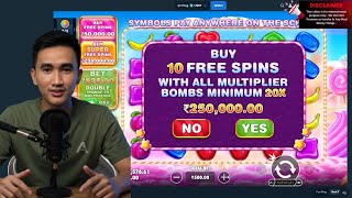 Sugar Rush 1000x ₹250,000,00 Lakh Ki Bet Amazing Game Winning 