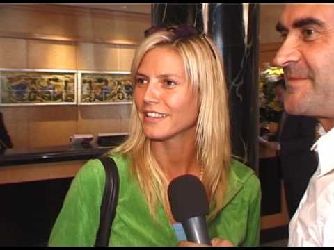 Top Model Heidi Klum speaks about her boyfriend Flavio Briatore. Part 1