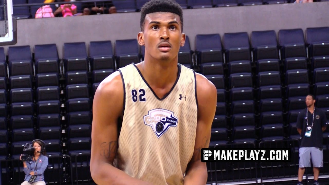 6'10 Malik Williams (Louisville Commit) Has PRO POTENTIAL!  Highlights from Top 100 Camp!