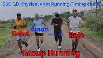SSC GD physical 5Km Running Timing cheak||How To increase Speed And Stamina||Ssc GD Running Tips||| 