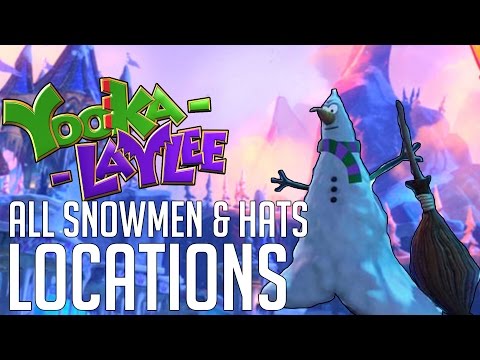 Vidéo: Emplacements Yooka-Laylee Snowman Et Où Trouver Leurs Chapeaux Cachés à L'aide Du Chasse-neige