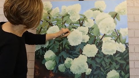 How to Paint  Hydrangea: A Free, Full Tutorial (step by step)