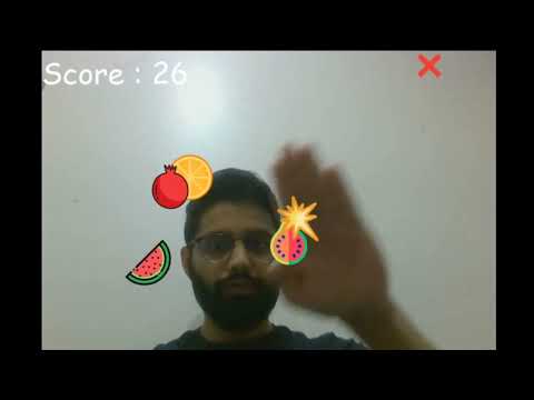 Fruit Ninja using Hands | Pytorch | Deeplabv3 | Pygame