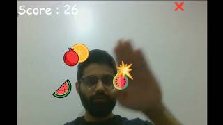 Fruit Ninja using Hands | Pytorch | Deeplabv3 | Pygame