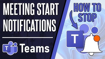 How to Turn OFF Meeting Start Notifications in Microsoft Teams