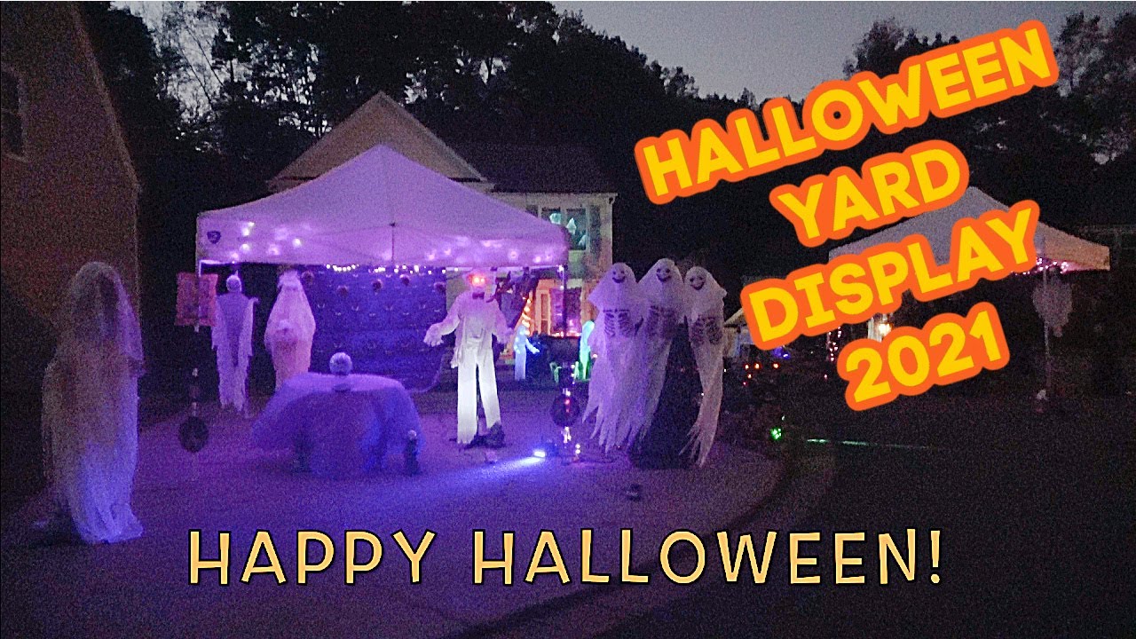 Halloween Yard Display 2021 YouTube