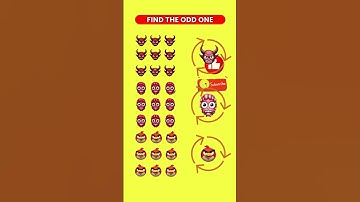 Find the odd emoji | Emoji challenge #shorts #viral
