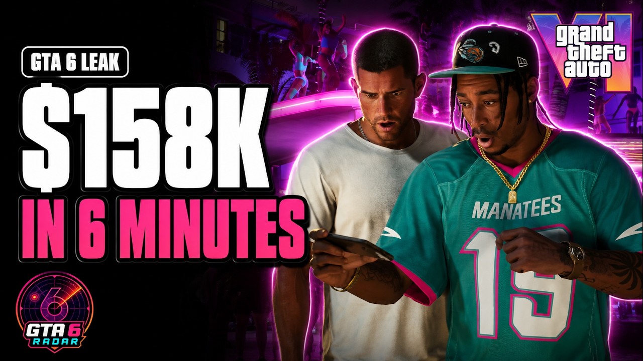 GTA 6 Radar video thumbnail: the CYBERLEEK Solana token and the wallets that profited from the August 2026 GTA 6 gameplay leak