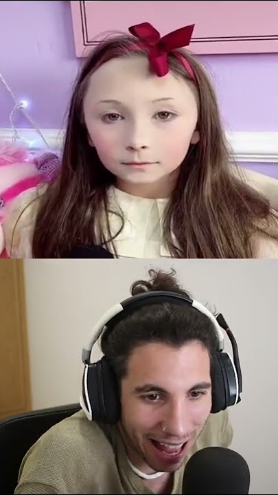 esta NIÑA actúa RARO en sus VÍDEOS... #Short