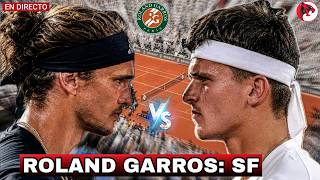 🔴 ZVEREV vs MENSIK (SF Roland Garros) ¡EN VIVO! | Análisis y comentarios 🎙️