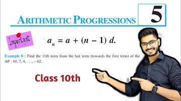 Class - 10 Chapter 5 Example 8 Of Ex 5.2 Arithmetic Progression, By Rajeev Kumar