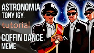 Астрономия | Astronomia - Coffin Dance Meme | Piano Cover. EASY Tutorial (Synthesia)