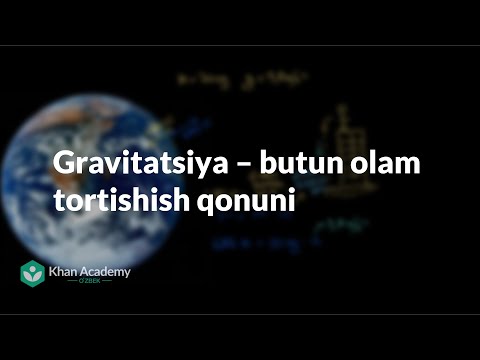 Video: Gravitatsiya Tufayli Tezlanishni Qanday Hisoblash Mumkin