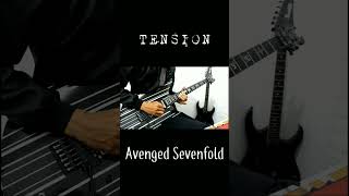 Download Lagu TENSION - AVENGED SEVENFOLD GUITAR SOLO COVER | SCHECTER SYNYSTER GATES CUSTOM S #SHORTS MP3