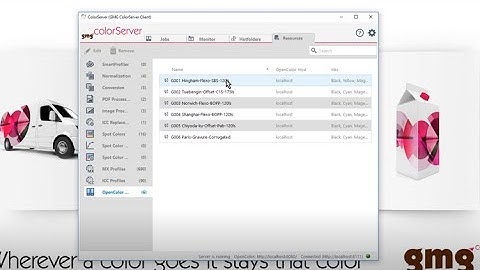 How to Connect GMG OpenColor to GMG ColorServer