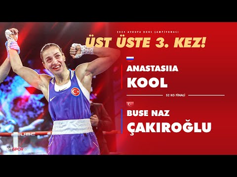 🥇 BUSE NAZ ÇAKIROĞLU 3. KEZ AVRUPA'NIN ZİRVESİNDE! | Avrupa Boks Şampiyonası