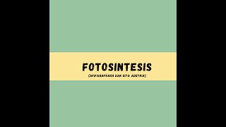 Lagu Fotosintesis